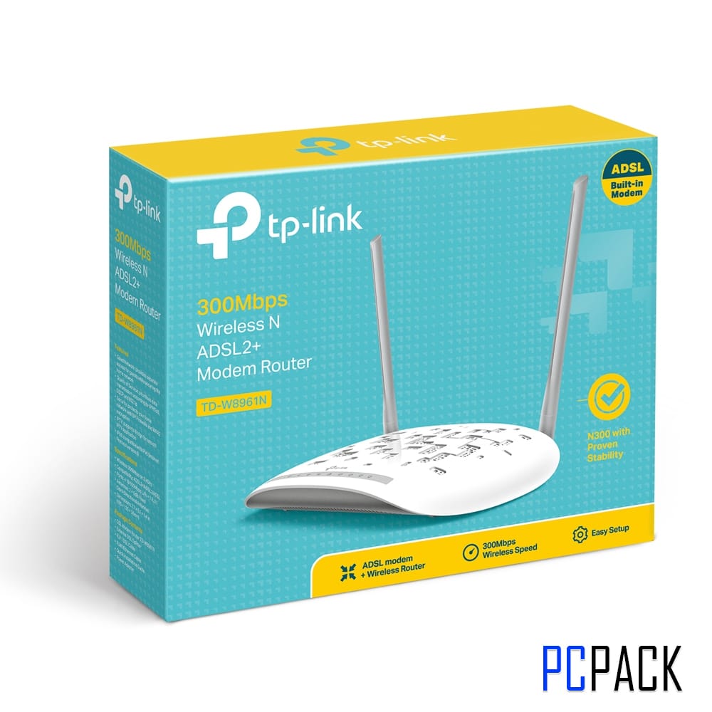 TP-Link Modem Routeur WIFI TD-W8961N 300Mbps WIFI ADSL2+ N