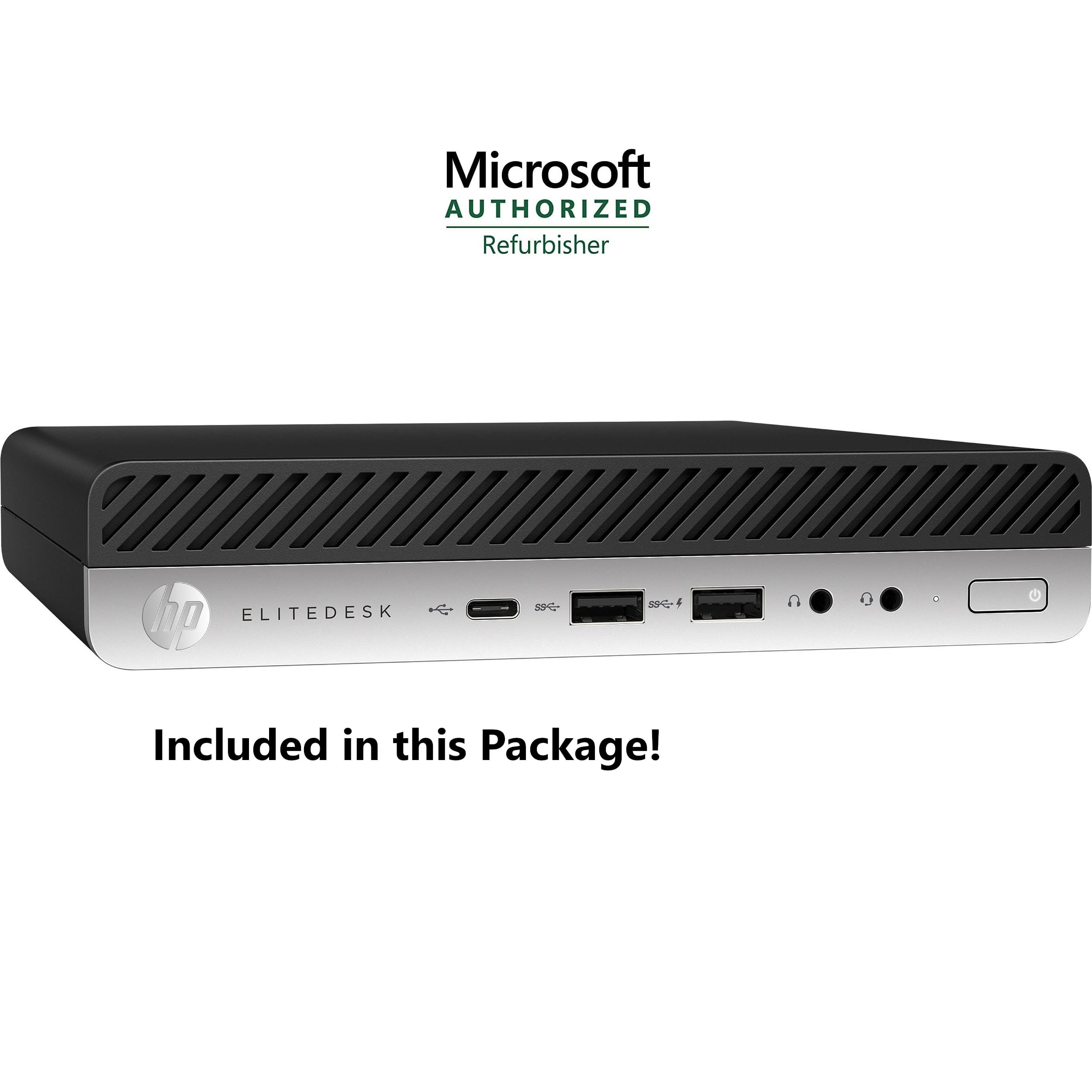 HP Elitedesk 800 G3 Mini Core i5-6600 I 8Go DDR4 I 256Go SSD [Remis à Neuf]